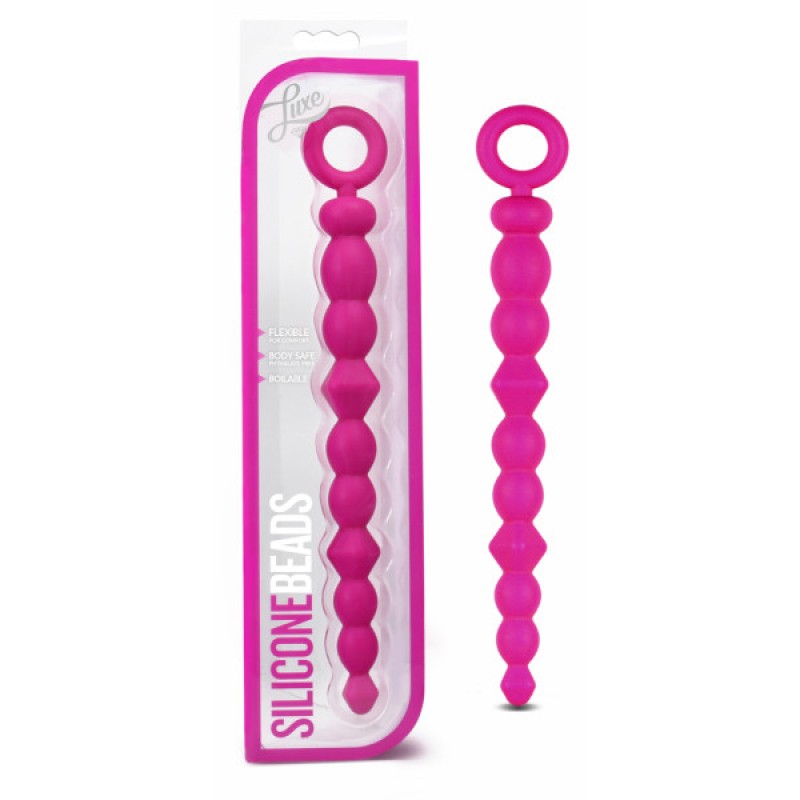 Blush Novelties Luxe Silicone Beads - Pink